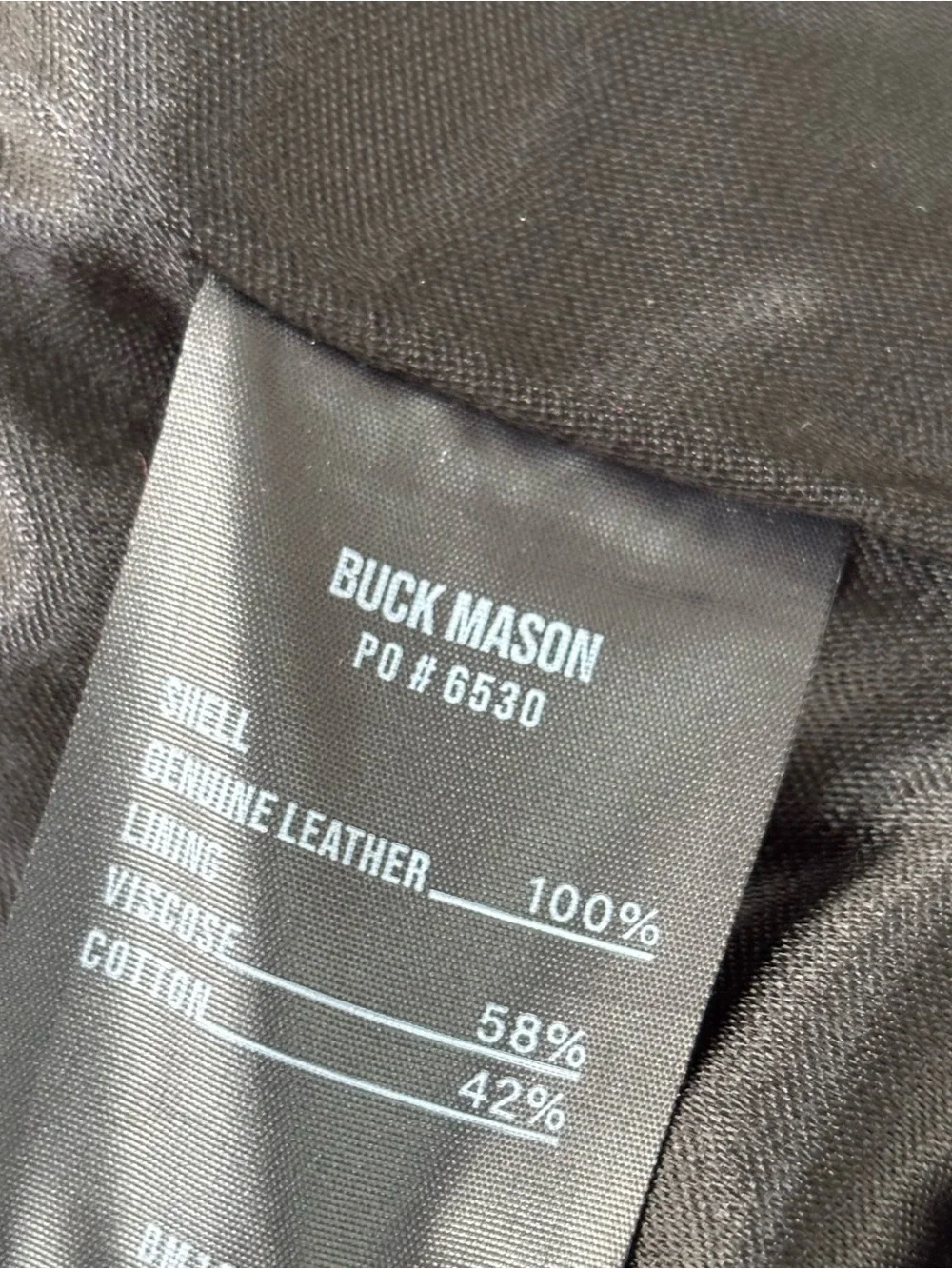 Buck Mason Men’s Bruiser Leather Bomber Jacket Size Small Black New
